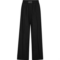 HAUTE L`AMITIÉ BUKSER, TAILOR TRACK PANT, BLACK
